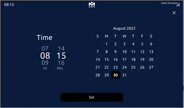 Date and Time Component of MConn